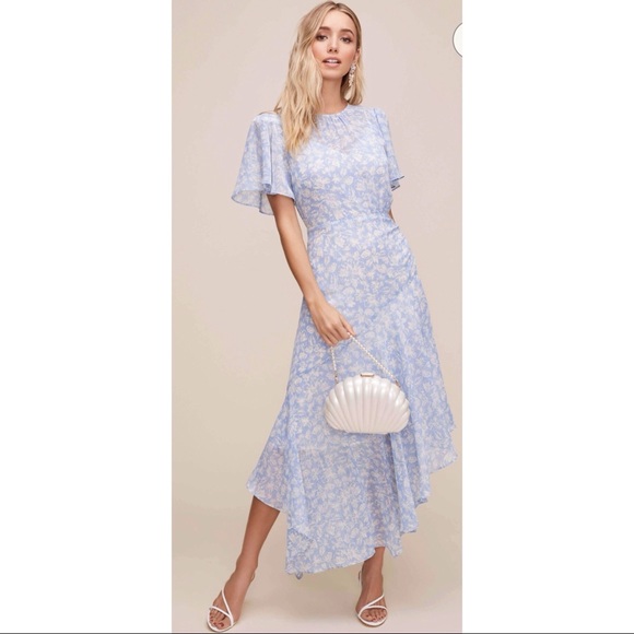 Astr Dresses & Skirts - Astr Flutter Sleeve Floral Maxi Size XL